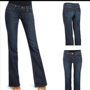 Cabi Zoe Deep Indigo Blue Bootcut Jeans Size 4